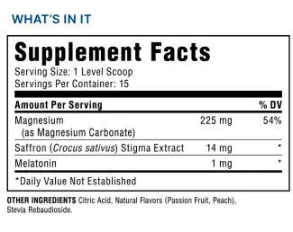 Nu Skin Singapore MYND360 Night Time Ingredients Magnesium, Saffron, Melatonin