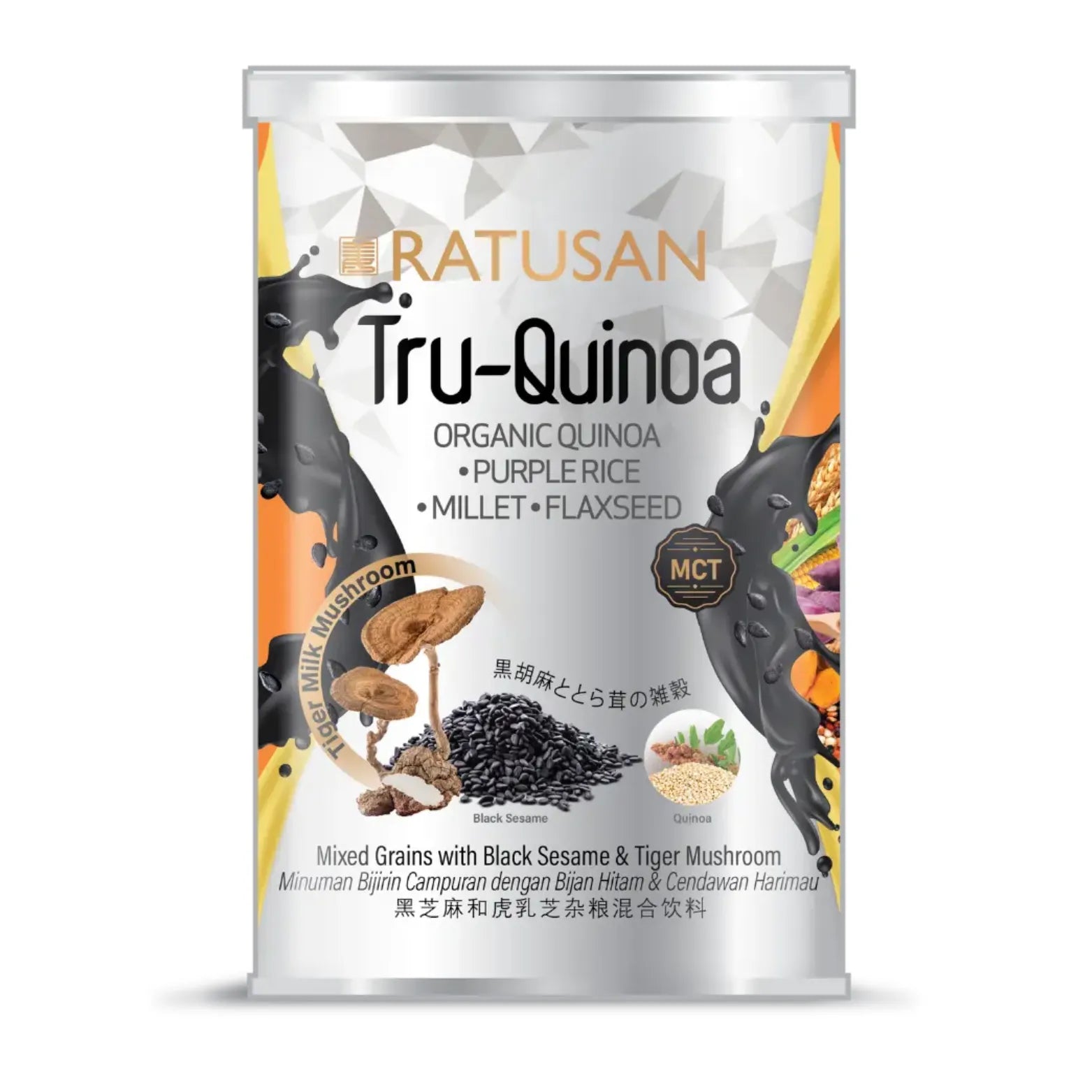 Ratusan Singapore MCT Tru-Quinoa Mixed Grains with Black Sesame and Tiger Mushroom