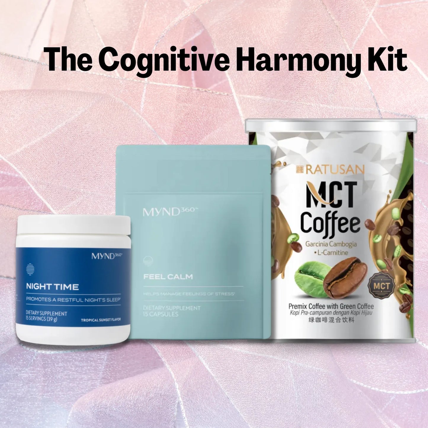 Singapore Nu Skin Ratusan Mynd360 Night Time and mynd360 feel calm and MCT Coffee