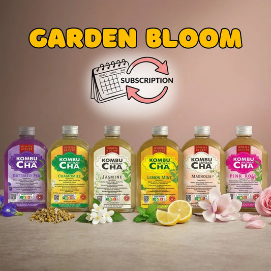 Garden Bloom Kombucha Subscription | Save 12% Monthly | WiskTea Recipe