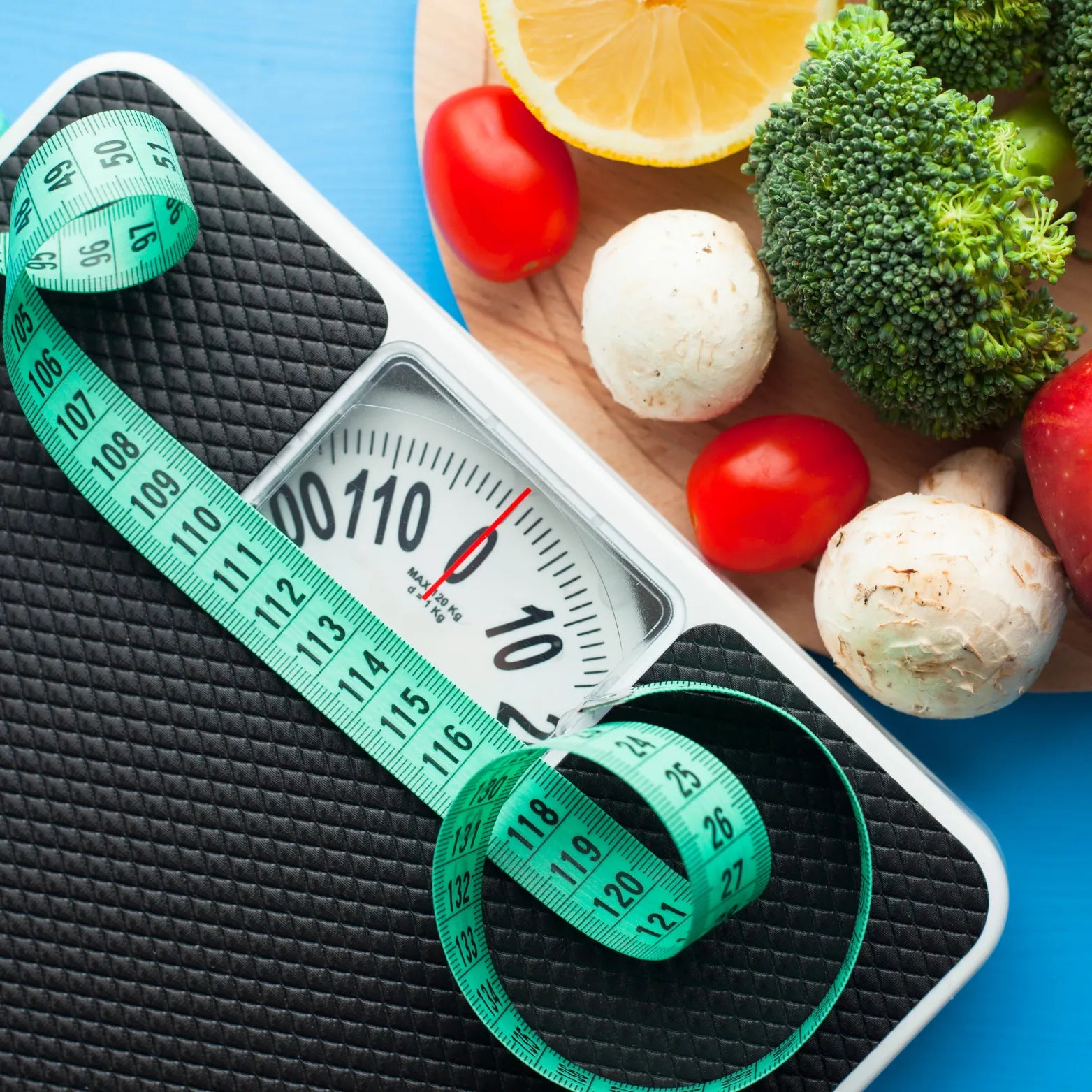 Singapore Weight management broccoli mushroom scale