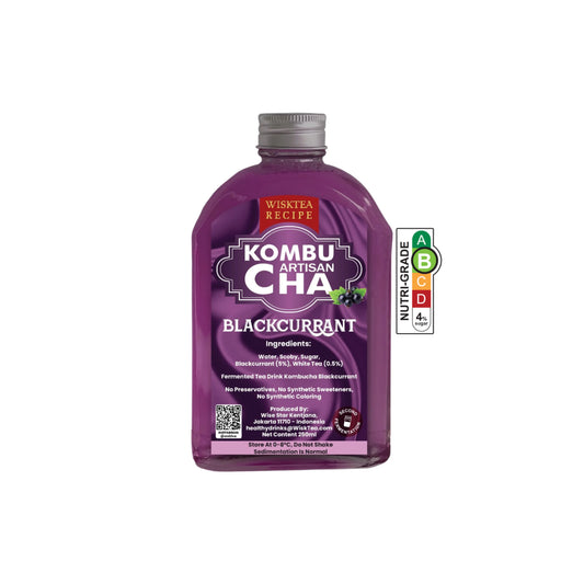 Blackcurrant Kombucha – Antioxidant Rich Probiotic Drink | WiskTea Recipe