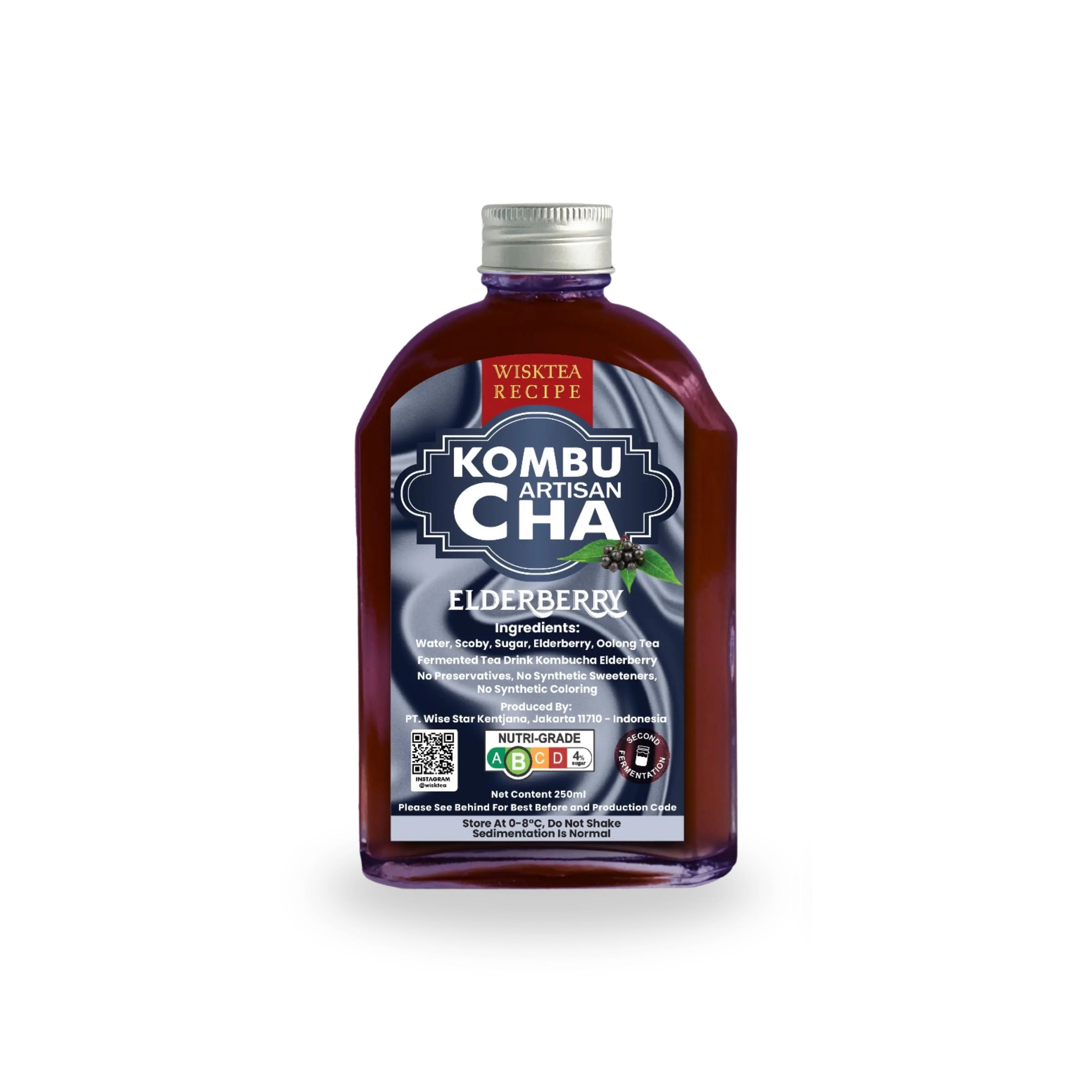 Elderberry Kombucha – Immunity Support Probiotic Drink
