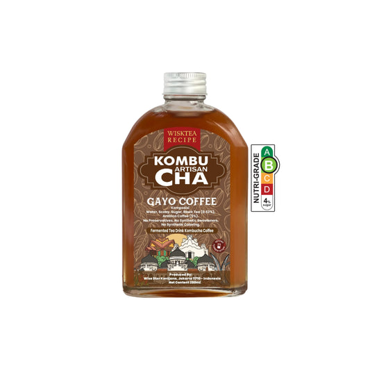 Gayo Coffee Kombucha – Energising Probiotic Drink | WiskTea Recipe