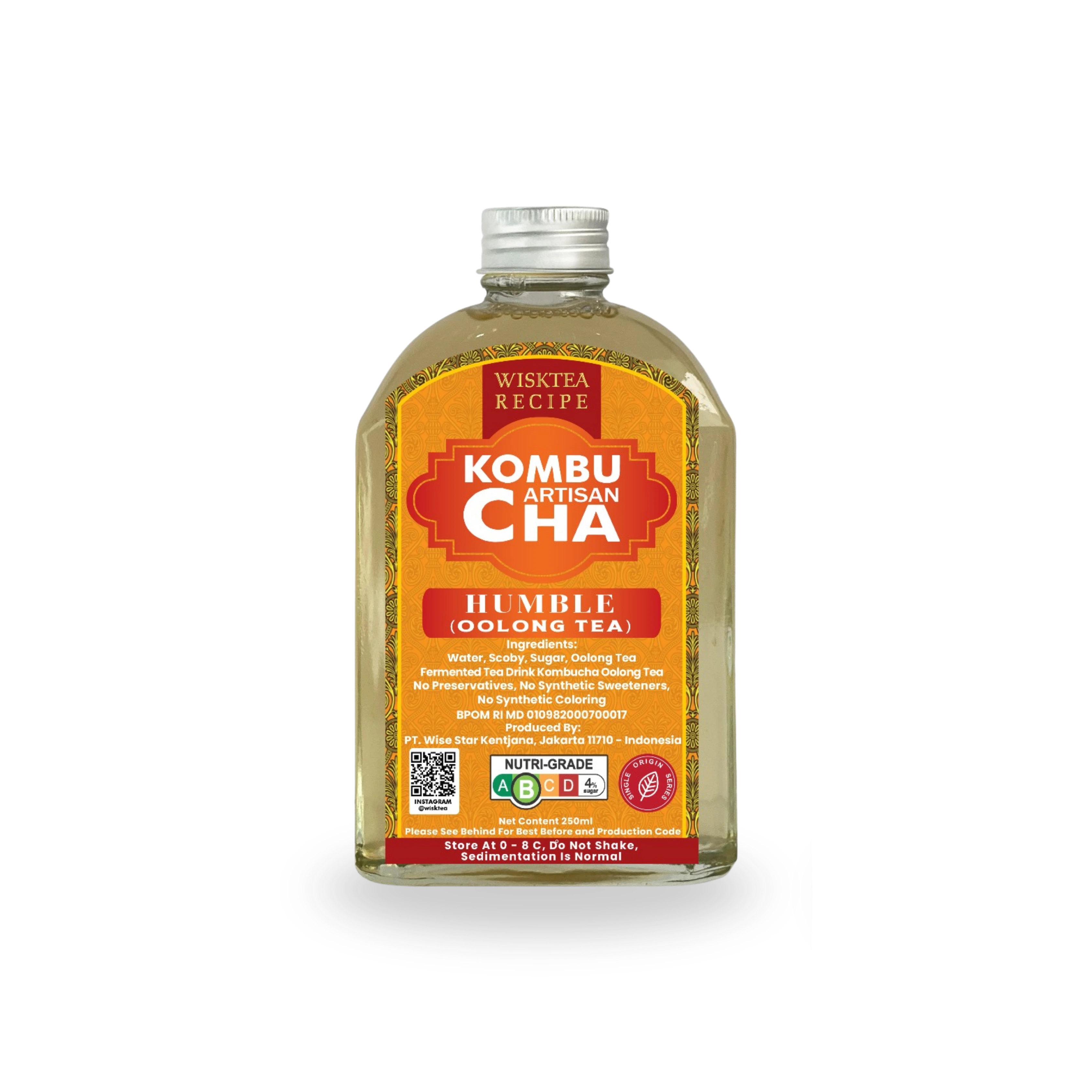 Humble Oolong Tea Kombucha - Balanced Probiotic Drink