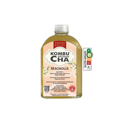 Magnolia Kombucha – Floral Probiotic Drink | WiskTea Recipe