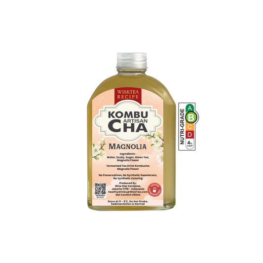 Magnolia Kombucha – Floral Probiotic Drink | WiskTea Recipe