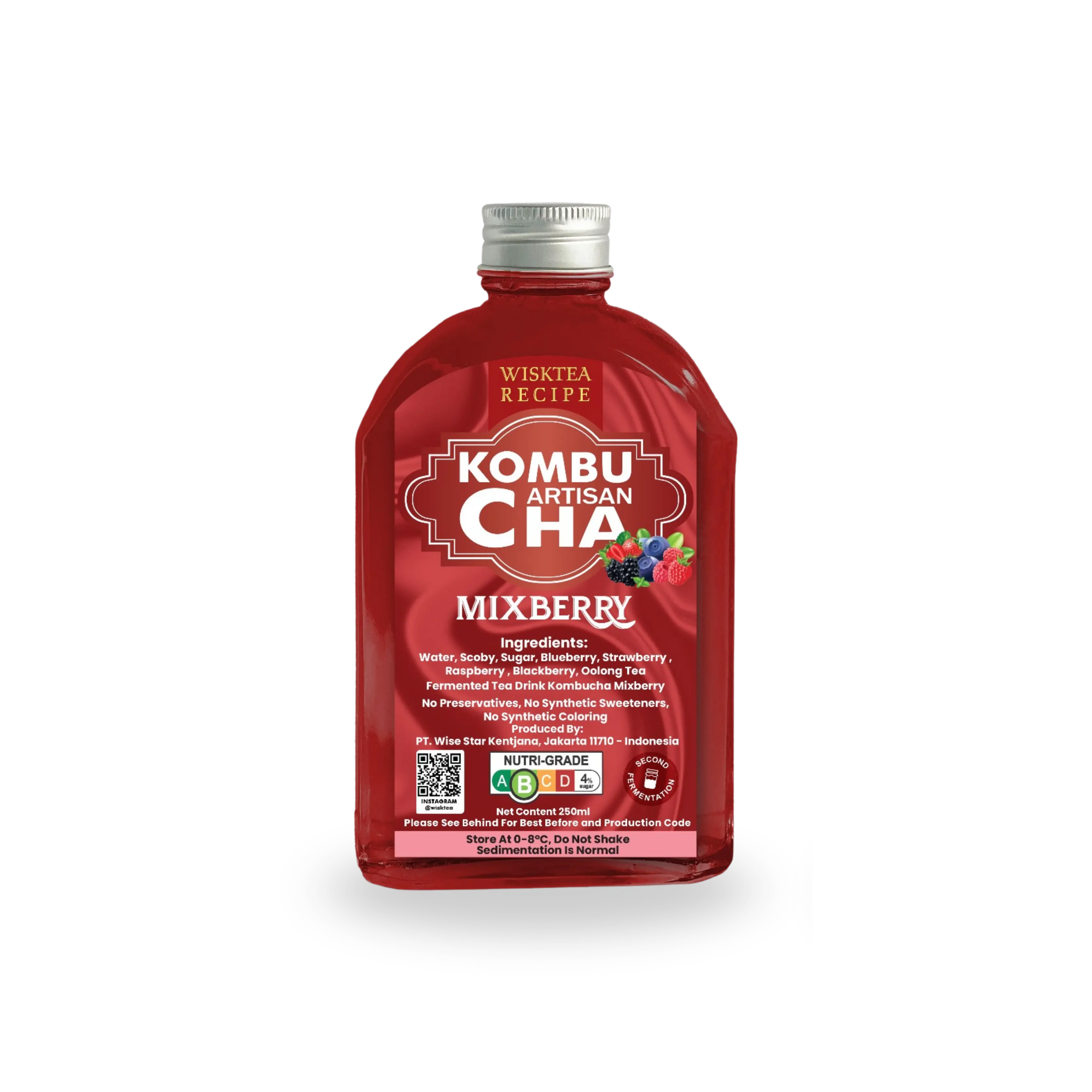 Mixberry Kombucha – Fruity Probiotic Drink