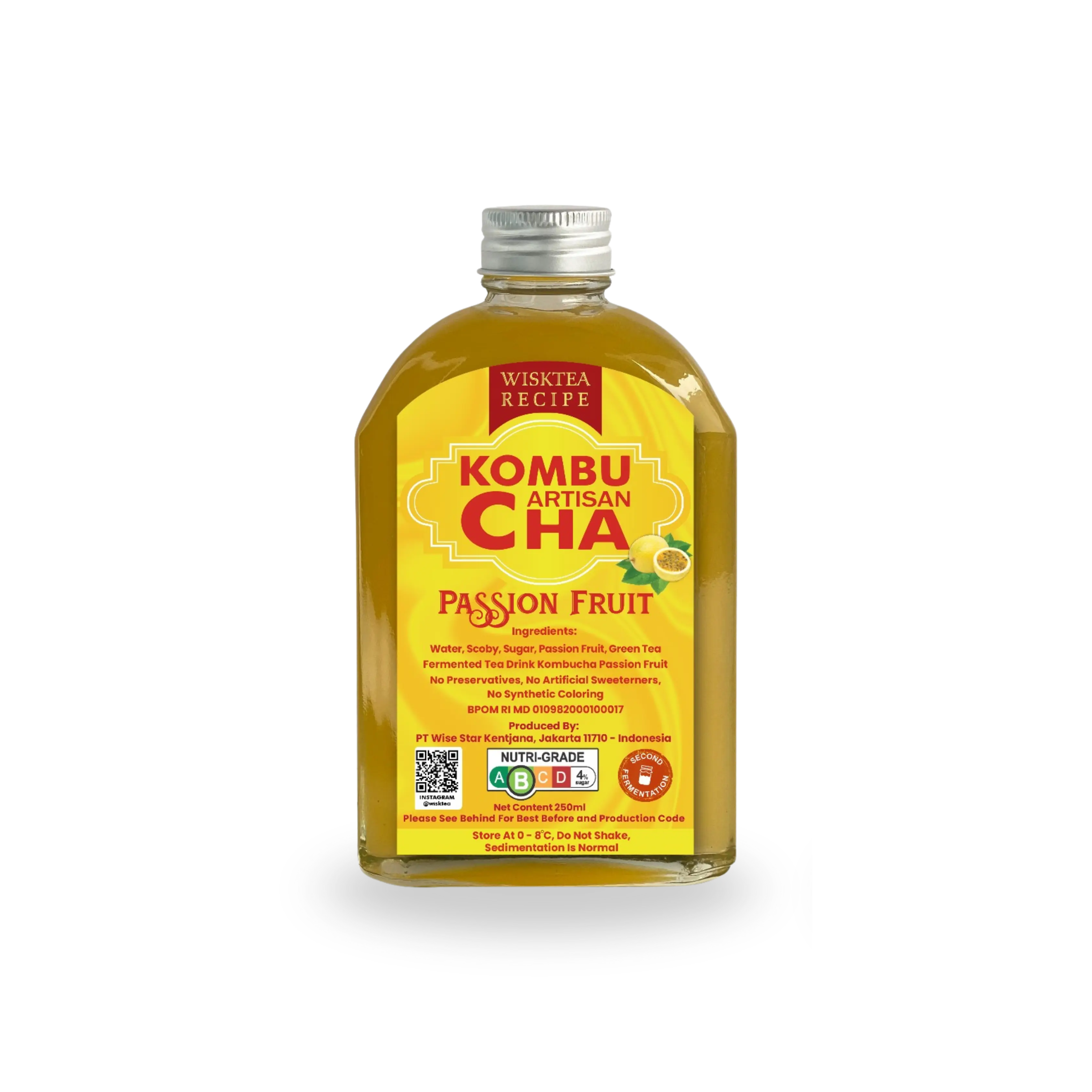 Passion Fruit Kombucha – Tropical Probiotic Drink
