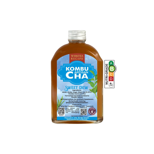 Sweet Dew Kombucha – Refreshing Probiotic Drink | WiskTea Recipe